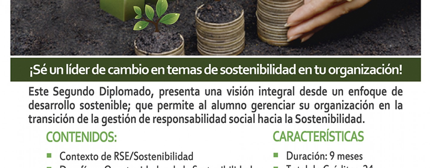 DIPLOMADO EN RESPONSABILIDAD SOCIAL EMPRESARIAL/SOSTENIBILIDAD